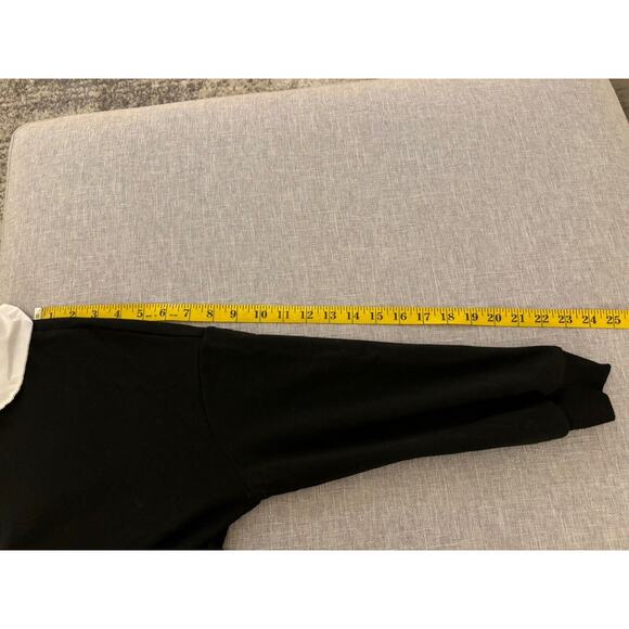 SHEIN EZwear Plus Contrast Collar Drop Shoulder Sweatshirt Girls 11-12 - Picture 7 of 7